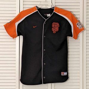 San Francisco Giants Nike MLB Baseball Youth Jersey Black/Orange